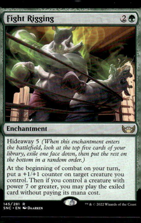 Fight Rigging Foil R Prerelease Cards 145 NM