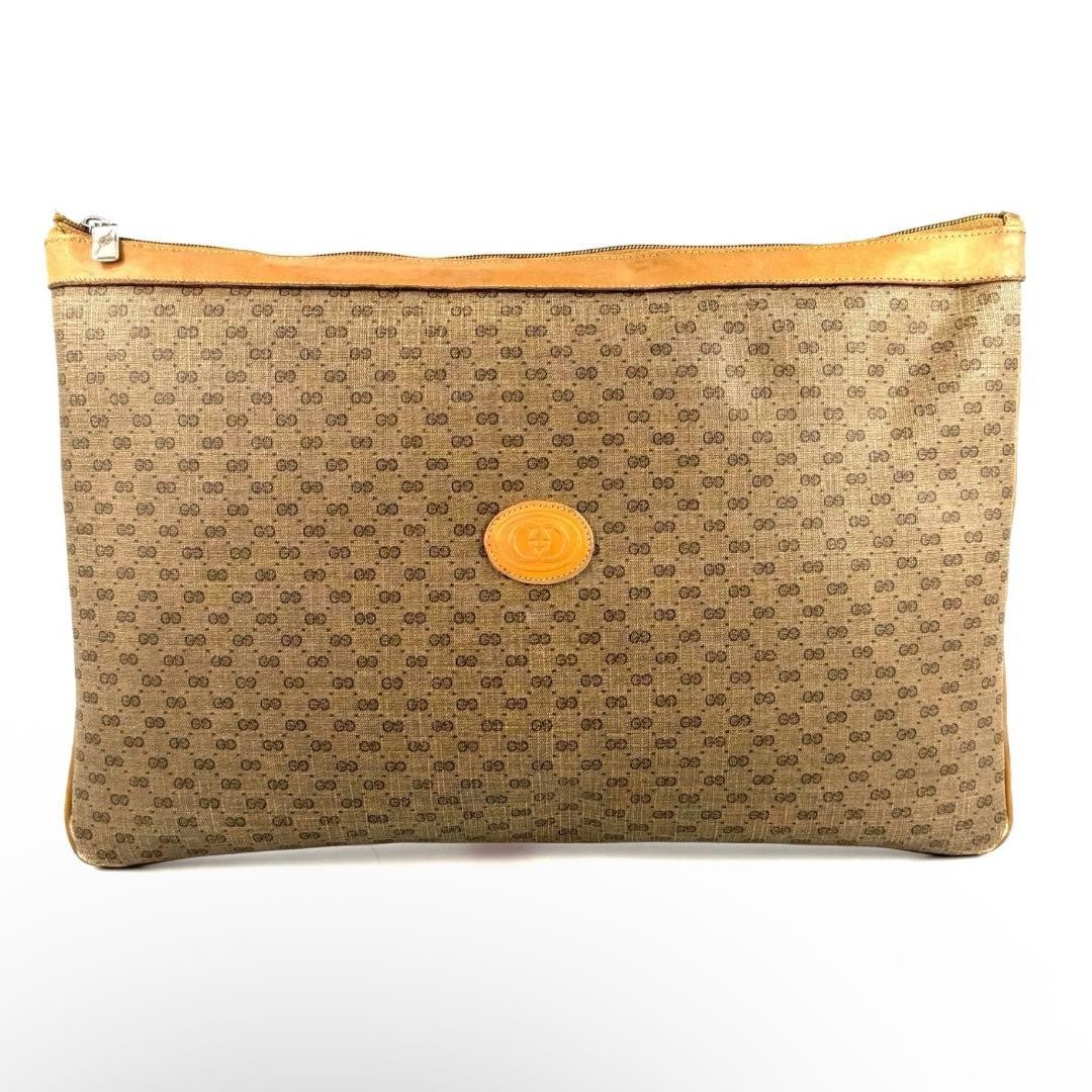 GUCCI Micro GG Patterns Document Case PVC Leather… - image 20