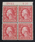 CKStamps: US Stamps Collection Scott#540 Block Mint 2NH 2H OG