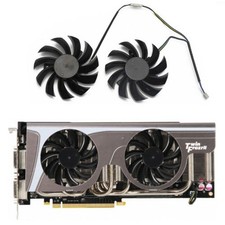 Pairs Fan Cooler Fan For   GeForce GTX 580 570 560 560Ti PLD08010S12HH 75MM #zn