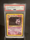 Pokemon Sabrina's Gengar Gym Heroes Unlimited Holo Rare #14 PSA 7