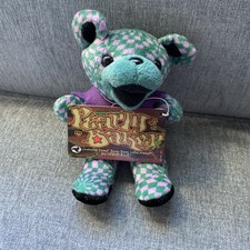 GRATEFUL DEAD Pearly Baker LIQUID BLUE BEANIE BEAR Jerry Garcia Plush New