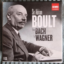 Sir Adrian Boult from Bach to Wagner 11 CD box set EMI Near Mint