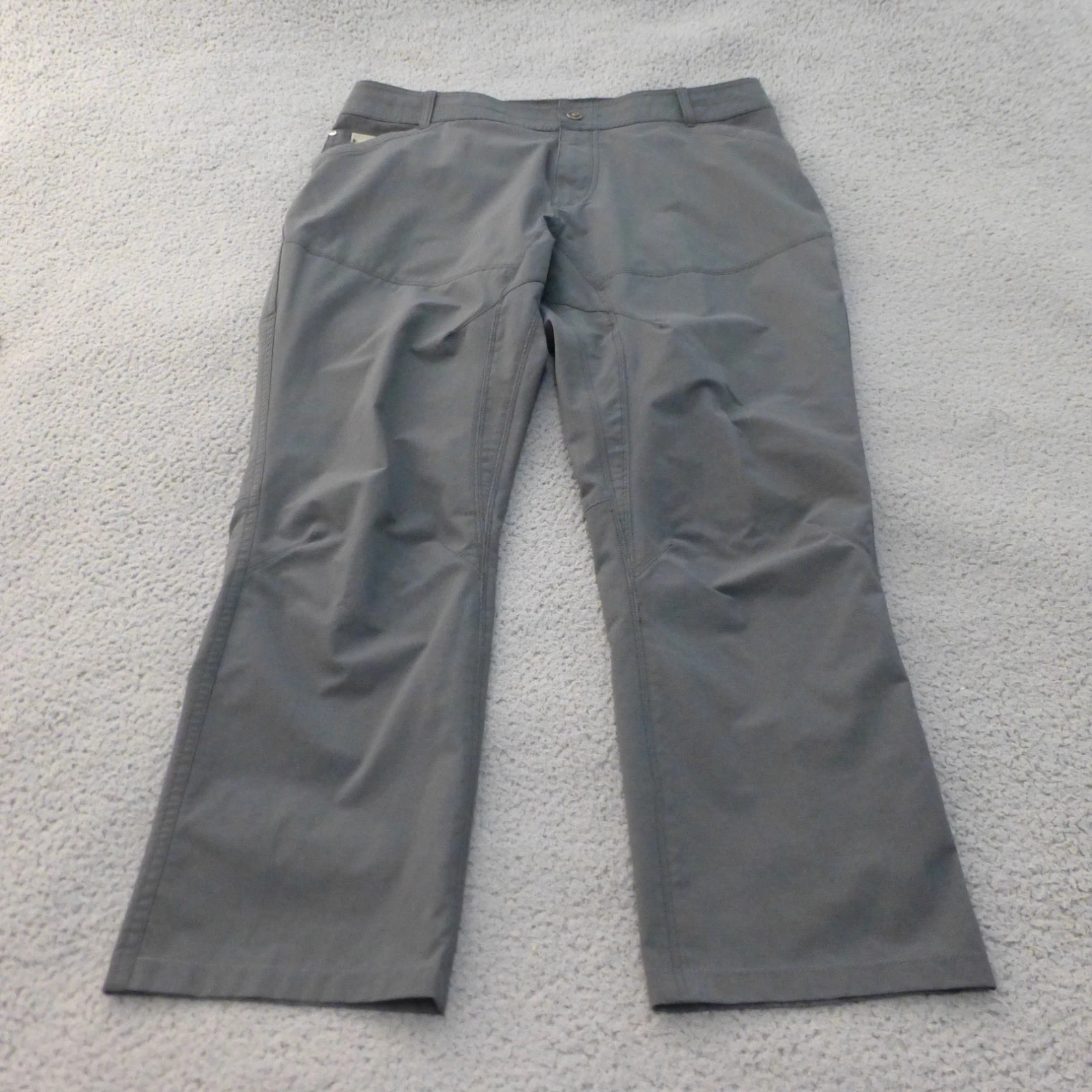 Kuhl Silencr Rogue Pants Mens 36 Gray Hiking Outdoor Utility Stretch
