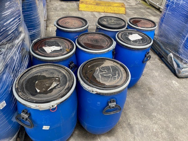Used 60 litre Plastic Open Top Barrel Drum With Lid & Closure | eBay UK