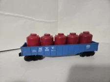 Lionel O Guage Container Car With Containers Used No Box Nice