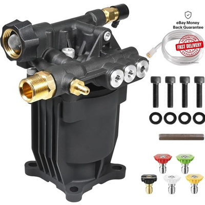 #ad Durable Horizontal Pressure Washer Pump 3 4quot; Shaft 2.5 GPM Easy Fit for Honda $123.49