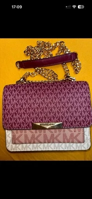 Michael Kors Jade Schultertasche für Damen - Vanilla Acorn (30H9GJ4L3B)