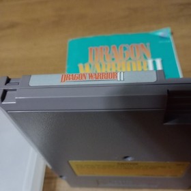 Dragon Warrior 2 Nintendo NES 1989 Edition Cartridge and Manual 