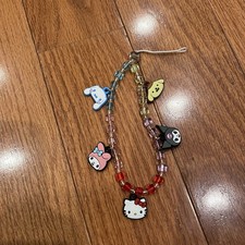 Sonix Sanrio Beaded Wristlet Phone Strap Lanyard hello kitty pompompurin kuromi