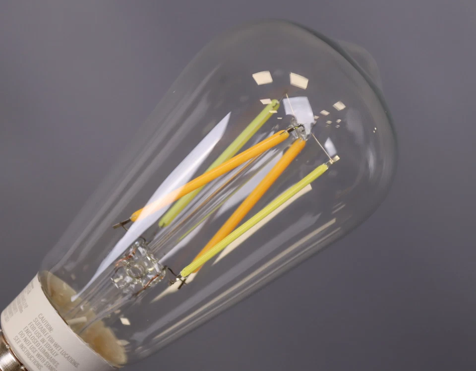 Solana 60 Watt Equivalent ST18 Smart WIFI Connected Edison LED Filament Light - Image 4 of 4