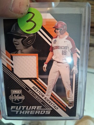 2021 Panini Elite Extra Edition - Future Threads Heston Kjerstad #FT-HK (ME, RC)
