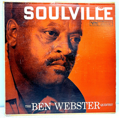 Ben Webster Quintet Soulville Vinyl LP 1957 Verve MGV-8274 Mono Jazz 1st Press