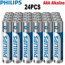 Philips 24Pack Professional Alkaline AAA Batteries Long lasting Triple A Battery