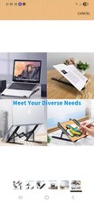 Portable Laptop Stand Adjustable Foldable Notebook Tablet Holder Computer Desk