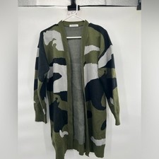 Cloudwalk great black grey camo long duster size S