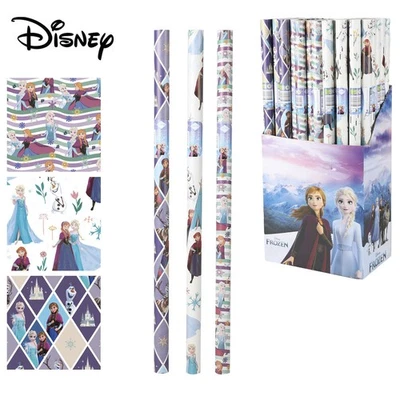 3x Disney Frozen Gift Wrapping Paper 200x70cm Princess Xmas Present Paper Roll