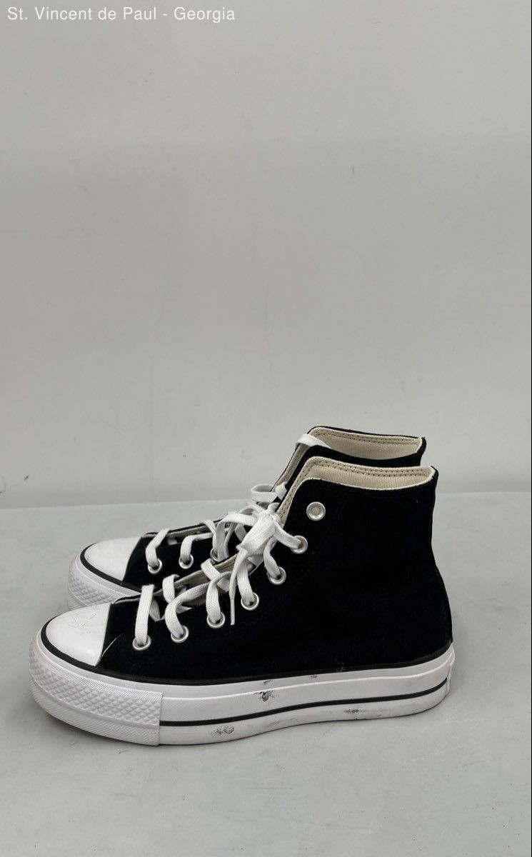 Converse All Star Black Solid Double Sole Sneaker… - image 5