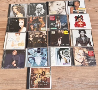 17x Female Vocal Pop CD Bundle - Amy Winehouse Adele Whitney Mariah Celine Janet - Image 1 of 2