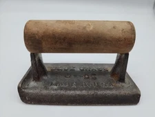 Vintage Blue Grass Early Concrete Edger 6-CE wood Handel Nice Smooth Tool 