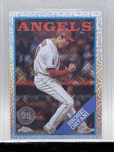 Topps 2023 Series 1 1988 Chrome Silver Pack Shohei Ohtani Angels T88C-27
