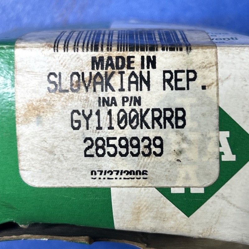 FAFNIR BEARING GY1100-KRRB WIR Set Screw NIB Old, New Stock Factory Manufacturer