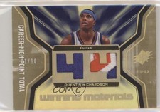 2007-08 SPx Winning Materials Jersey 1/10 Quentin Richardson #WMJ-QR Patch nd3
