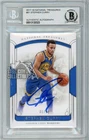 Stephen Curry 2017-18 Panini National Treasures Autograph Card #81 31/99 BAS