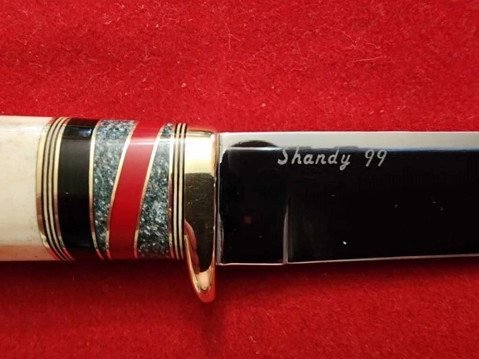 Handmade Shandy99 Knife, Hunting Knife, Custom handmade Knife, Bone Handel - Image 2 of 4