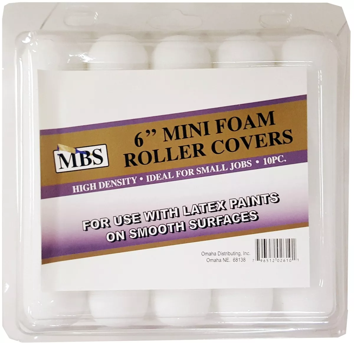 Dense foam outlet roller paint