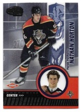 Nathan Horton Rookie #111 2003-04 Pacific Invincible Hockey Card NM-Mint. rookie card picture