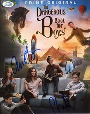 Chris Diamantopoulos & Erinn Hayes "The Dangerous Book for Boys" SIGNED Photo