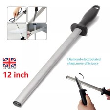 12inch Diamond Knife Sharpening Steel Rod Sharpener Professional Knife Sharpener