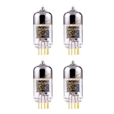 Brand New Matched Quad (4) Genalex Gold Pin Lion Reissue 6922 / E88CC Tubes