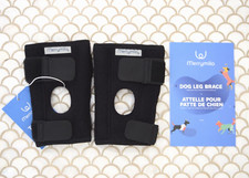 Merrymilo Dog Leg Brace Rear Hock  Ankle Canine Hind Leg Joint Compression Sz M