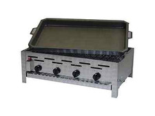 Edelstahl Gastrobräter Gasgrill variabel mit Grillrost und Pfanne