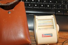 Gossen Sixtomat Color Finder exposure meter with leather case, used, roll top.