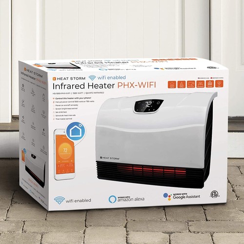 Heat Storm HS-1500-PHX-WIFI Infrared Heater, Wifi Wall Mounted - Picture 6 of 9
