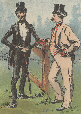 A FAIR WARNING (HORSE RACING) ''JUDGE'' #2 ARBUCKLE ARIOSA COFFEE TRADE CARD  F555