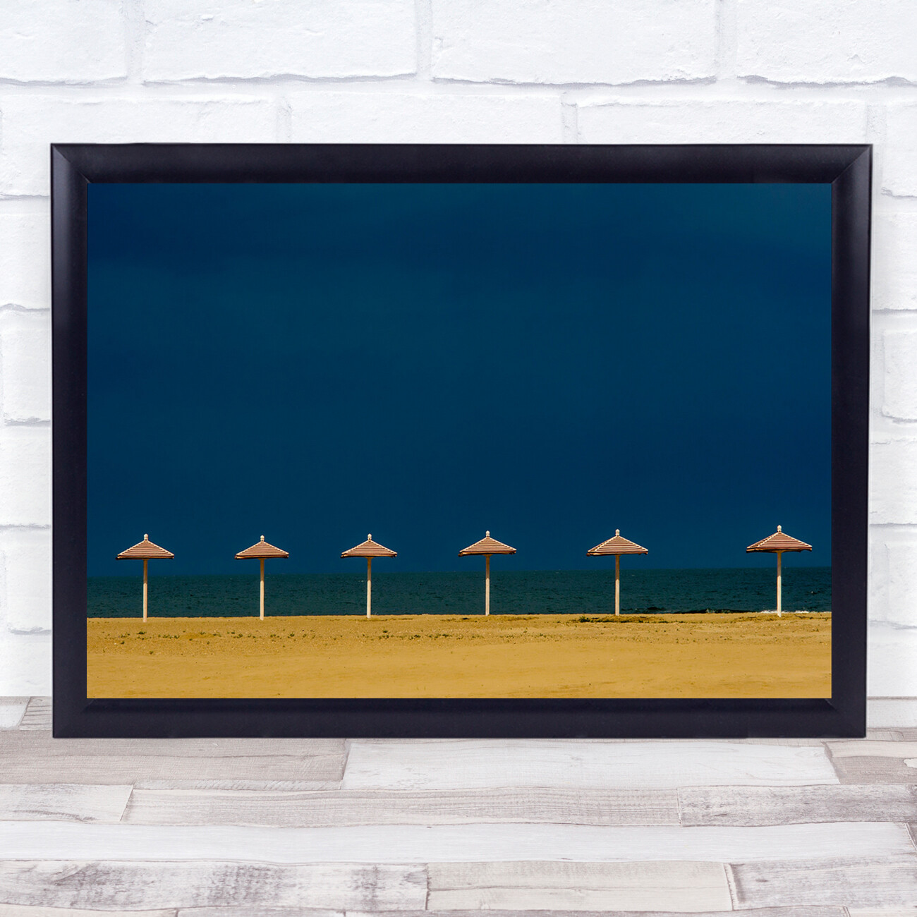 Vacation Holiday Beach Sand Shore Shoreline Sea Ocean Coast Wall Art Print