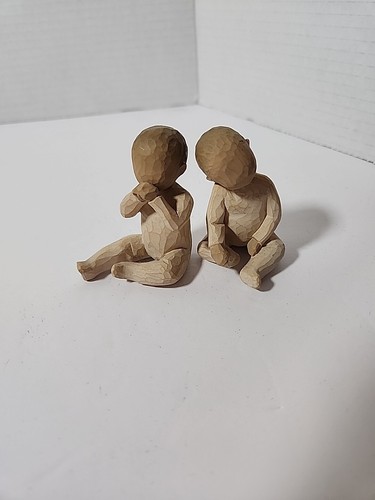 Willow Tree 2007 TWO TOGETHER Twin Babies Demdaco Susan Lordi #26188 No Box - Picture 1 of 7