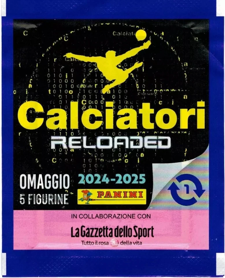 CALCIATORI PANINI 2024-2025 BUSTINA DI FIGURINE RELOADED 1ª 2° e 3° USCITA - Immagine 2 di 4