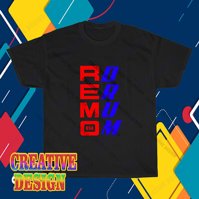 New REMO Drums Equipment Logo  T-Shirt Funny Size S to 5XL