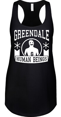 Human Beings Comedy Community Funny Tv Show Cult Classic Humor Racerback Tank
