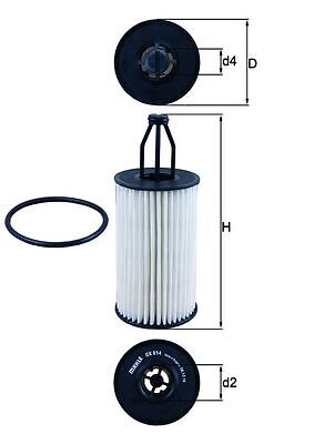 Mahle Original OX814D ÖLfilter FüR MERCEDES-BENZ-image