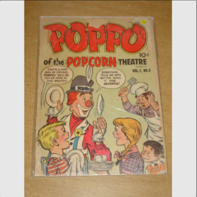 POPPO OF THE POPCORN THEATRE #3 FR (1.0) DELL COMICS NOVEMBER 1955