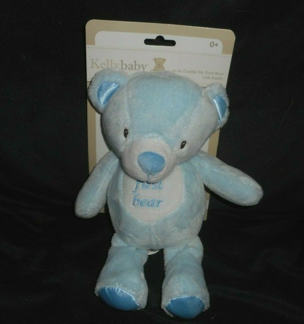 NEW KELLY BABY BLUE MY FIRST 1ST TEDDY BEAR STUFFED ANIMAL PLUSH TOY