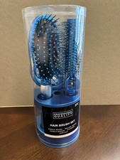 5-Piece Professional Quality Hair Brush Set Blue