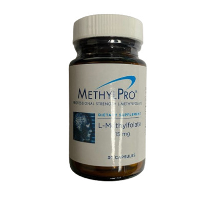 MethylPro 15mg L-Methylfolate (30 Capsules) - Professional Strength Methylfolate