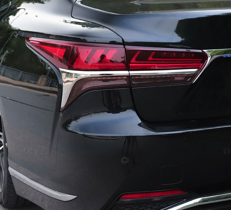 LEXUS LS500 HYBRID テールランプ For Lexus LS500 2018-2024 Chrome Rear Tail Light Lamp Cover Trim